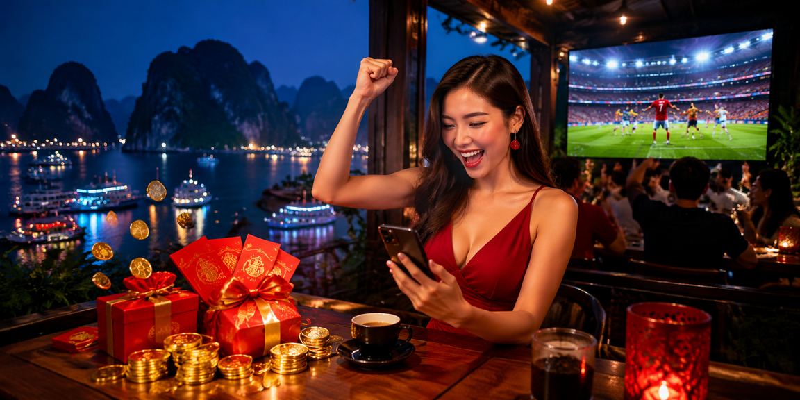 Cảnh quan thiên nhiên xanh mát tại Ninh Bình kết hợp thưởng cá cược 4val